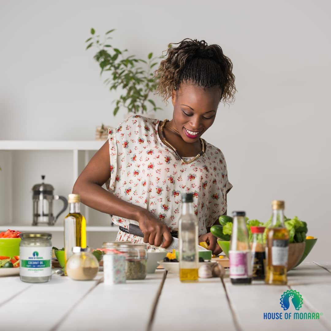 House of Monara Organic Extra Virgin Coconut Oil - Cold Pressed Raw Coconut Oil (760g) 3