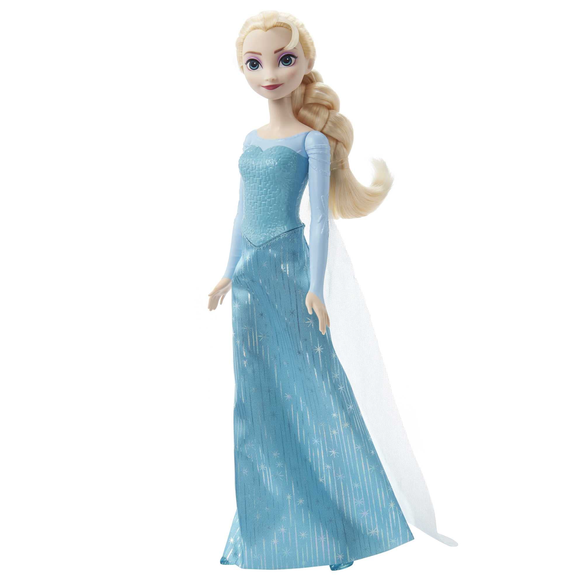 Mattel Disney Princess Dolls, Elsa Posable Fashion Doll with Signature Clothing and Accessories, Disney's Frozen Movie Toys, HLW47 5