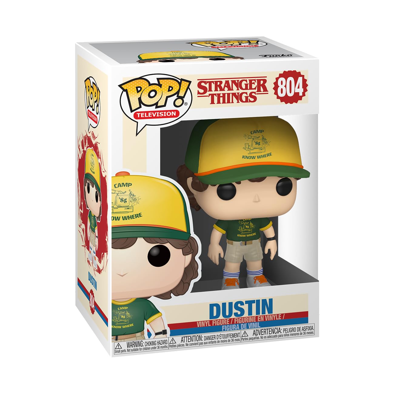 Funko Pop! Television: Stranger Things - Dustin Henderson (At Camp) Vinyl Figure