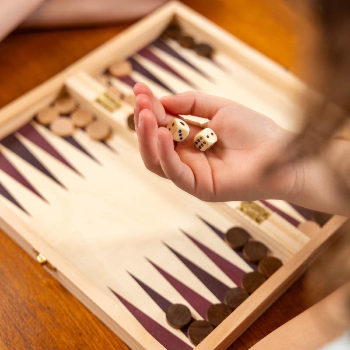 Toyrific Chess, Draughts And Backgammon Game Board, 3-in-1 Board Games for Kids 11