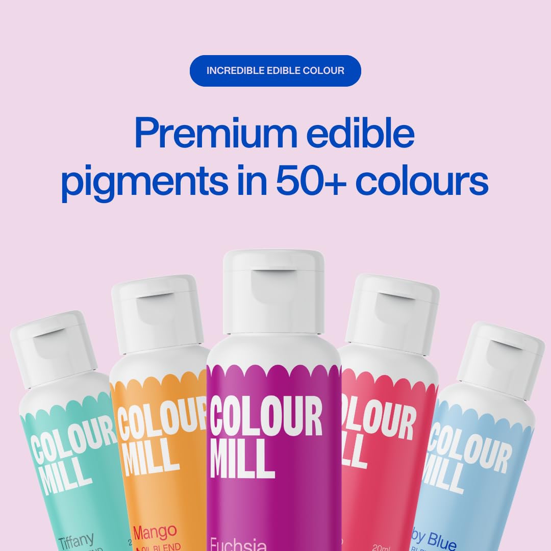 Colour Mill Oil Blend Food Colouring Burgundy - 20ml Squeeze Bottle 6