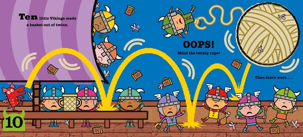 Orchard Books Ten Little Vikings | Stories in Verse | Ages 3-5 6