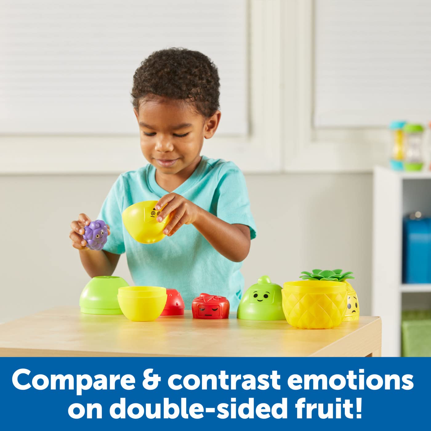Learning Resources Big Feelings Nesting Fruit Friends - Educational Toy for Toddlers 18+ Months 3