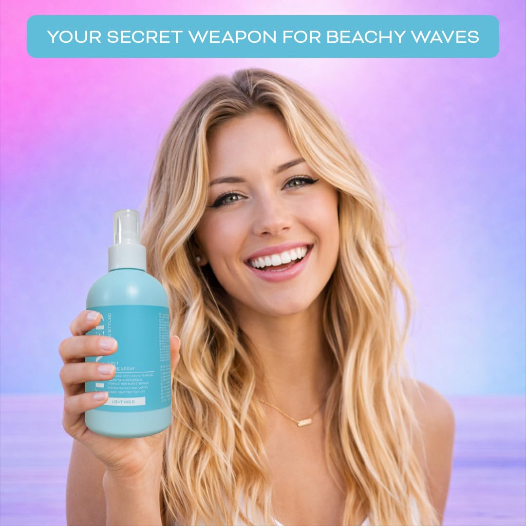 Healthpoint Tamed Waves Spray 5 In 1 - Heat Protection, Anti Frizz, Shine Boost | 236 ml