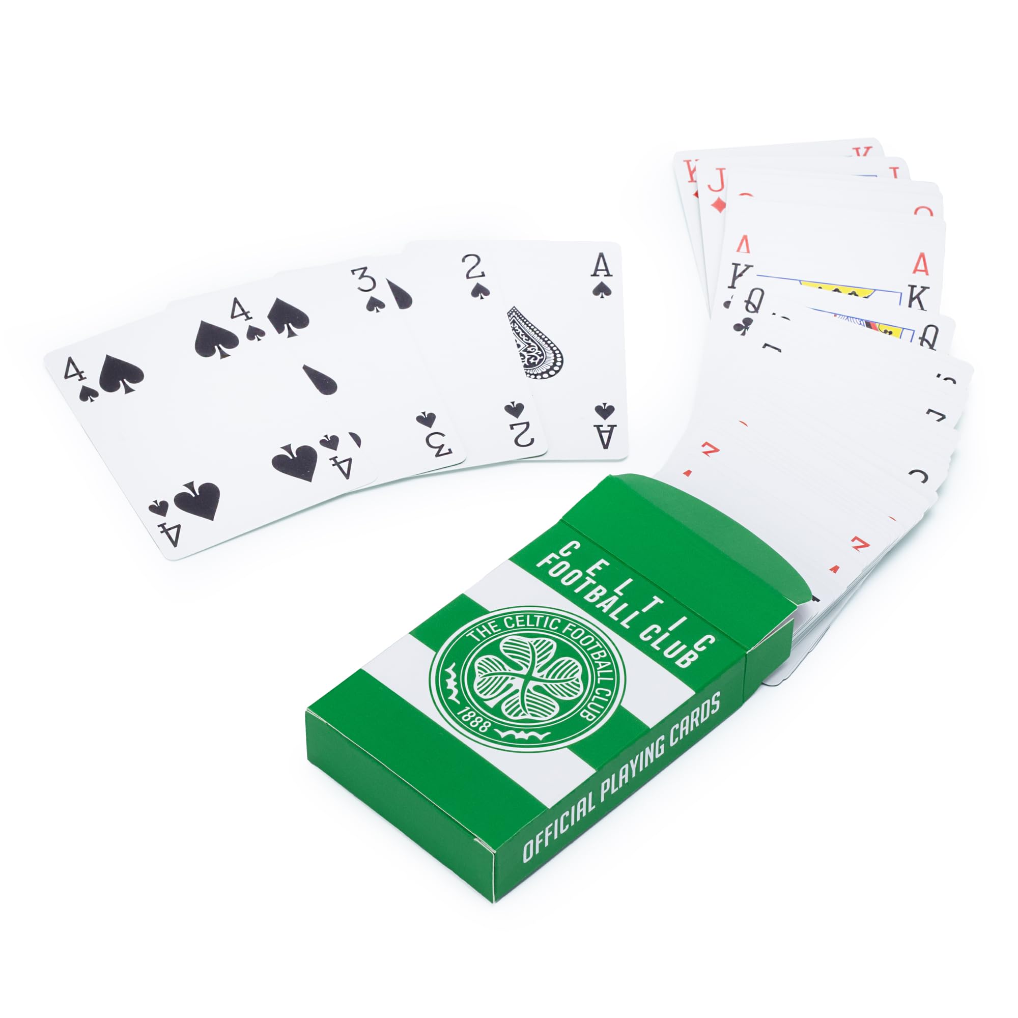 The Gift Scholars Celtic FC Officially Licensed Playing Cards - 52 Card Deck with Linen Finish 3