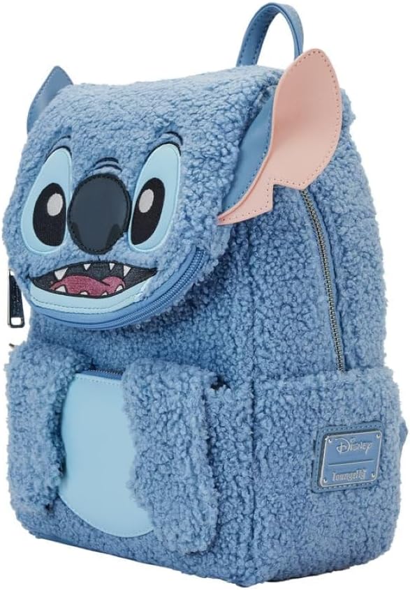 Loungefly Stitch Plush Pocket Mini Backpack 3