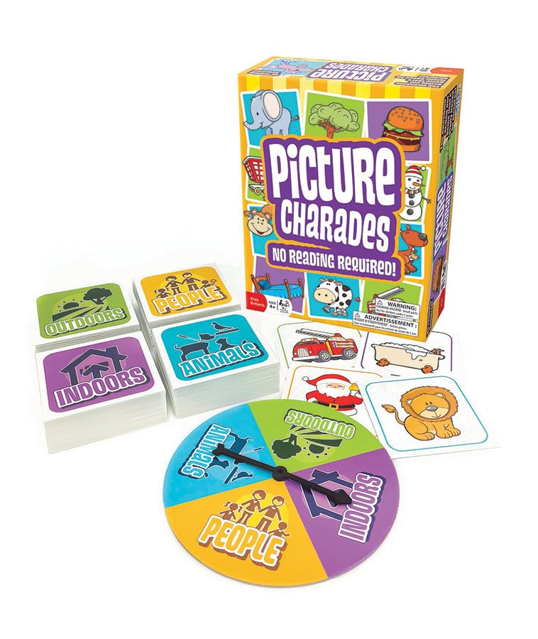 Outset Media Picture Charades for Kids - No Reading Required - Card Game 9