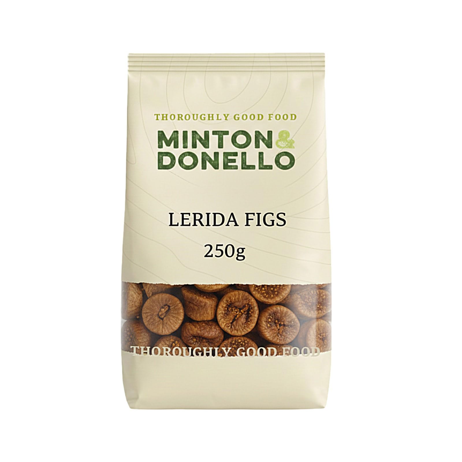 Minton & Donello Dried Figs - Soft & Sweet | Nutrient-Rich | 250g Bag