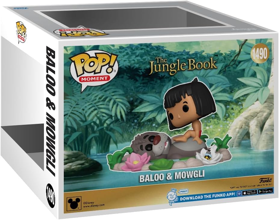 Funko Pop! Animation The Jungle Book - Baloo Bear & Mowgli Vinyl Figure (Pop! Moment) 7
