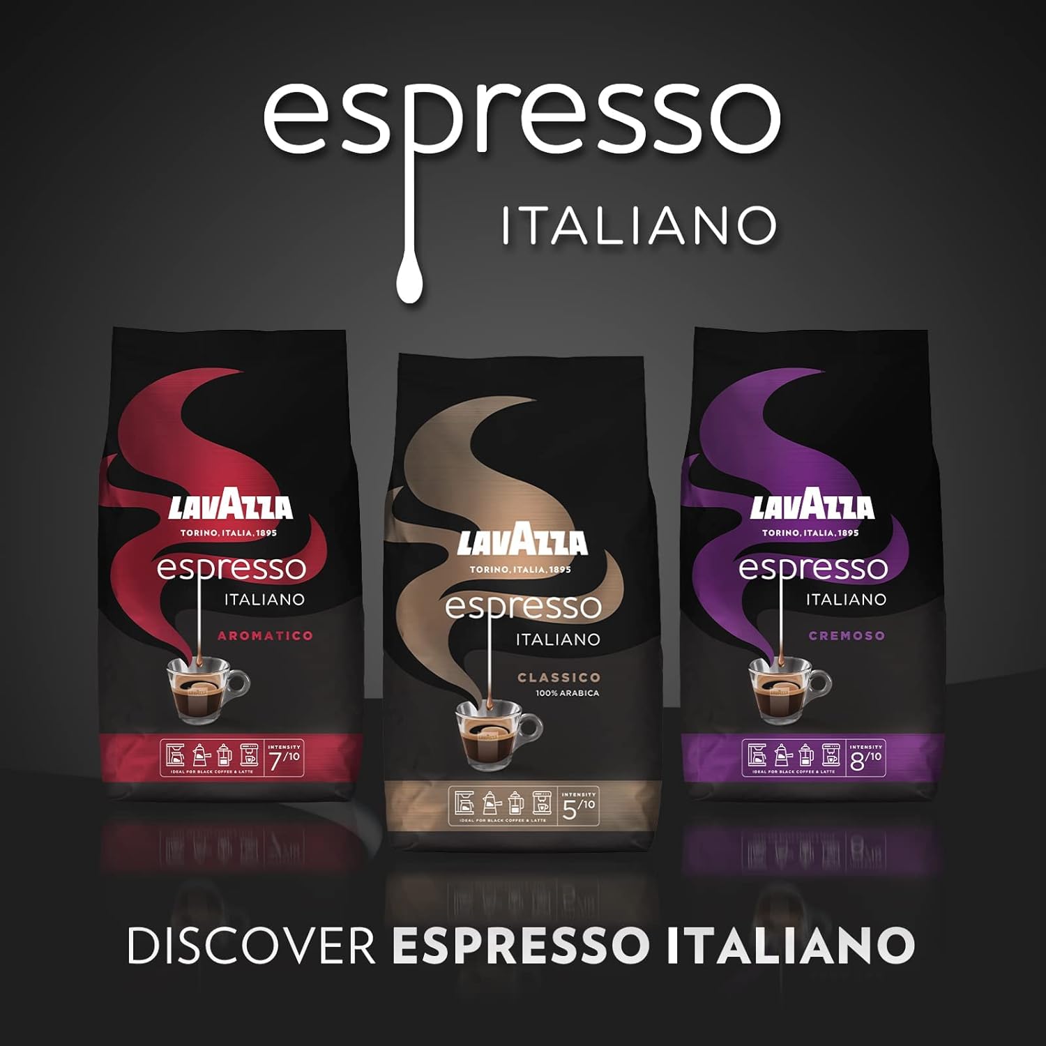 Lavazza Espresso Aromatico - 1 kg Light Roast Whole Bean Coffee 5