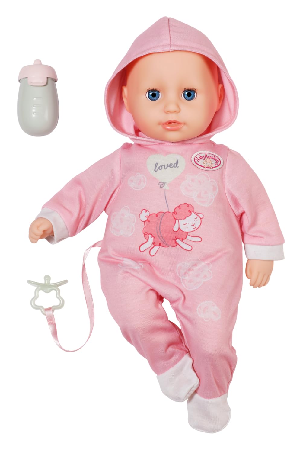 Baby Annabell Hannah Let's Play - Interactive Baby Doll with 5 Functions for Toddlers