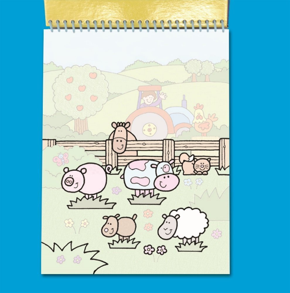 Galt Toys, Wasserzauber – Bauernhof, Malbuch für Kinder ab 3 Jahren 10