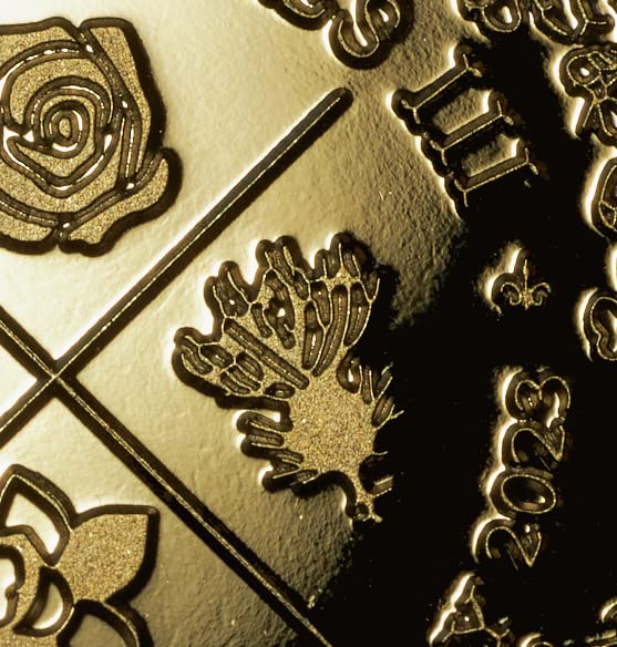 The Commemorative Coin Company King Charles III 24ct Gold Plated Coronation Commemorative Coin 3