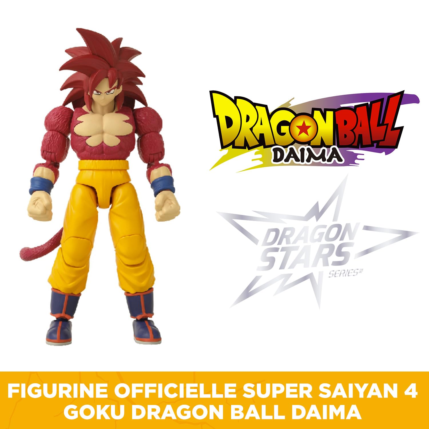 Bandai Dragon Stars SS4 Goku Action Figure - 17cm Fully Articulated Dragon Ball Daima Collectible 6