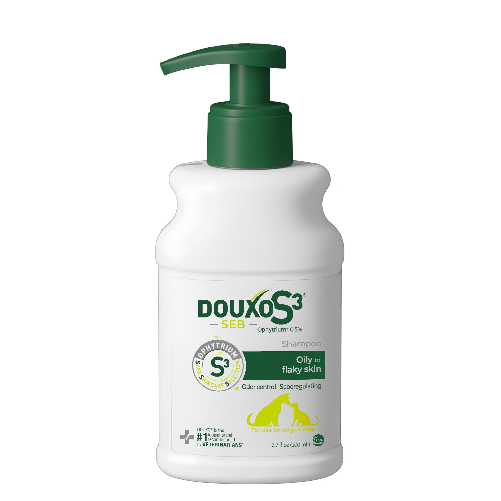 Douxo S3 Seb Shampoo - Controls Sebum & Dandruff | 200ml (3 Pack)