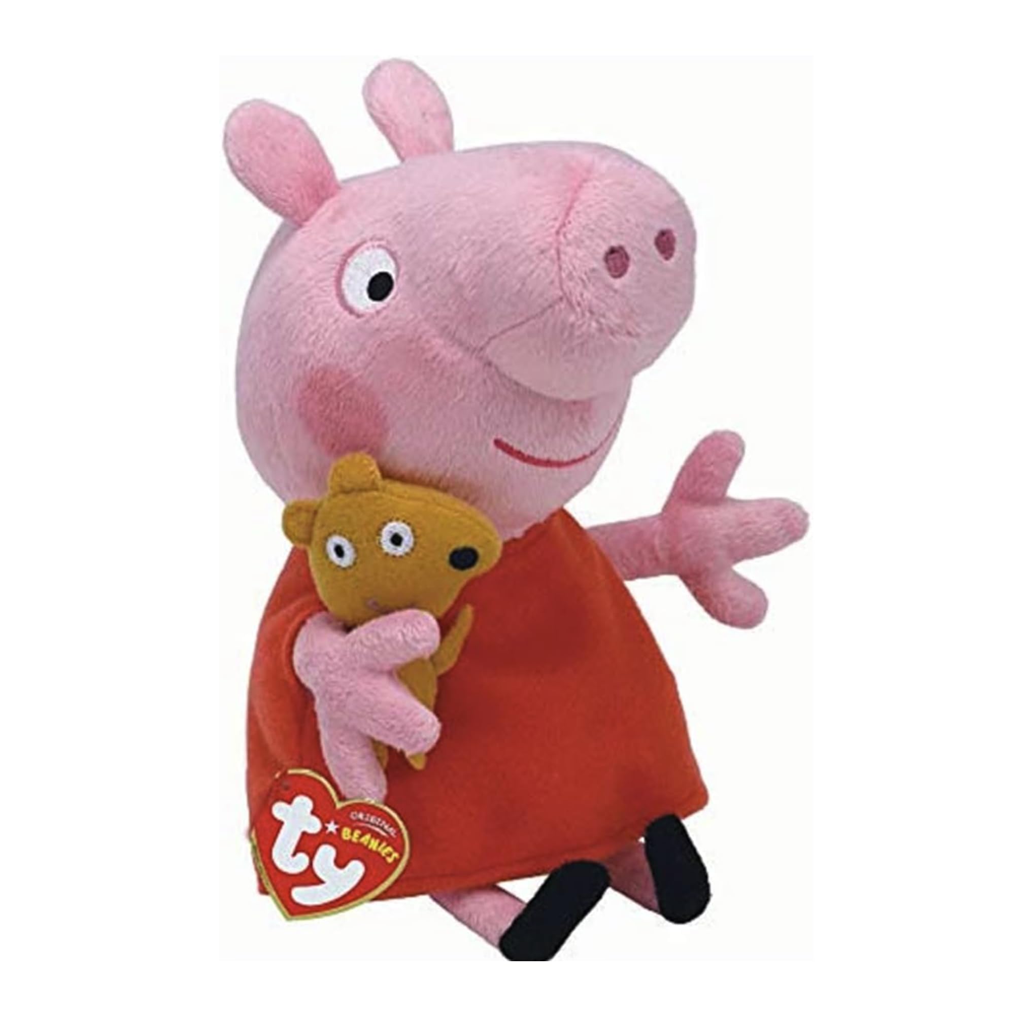 Ty Peppa Pig Beanie Stuffed Animal - 15 cm 1