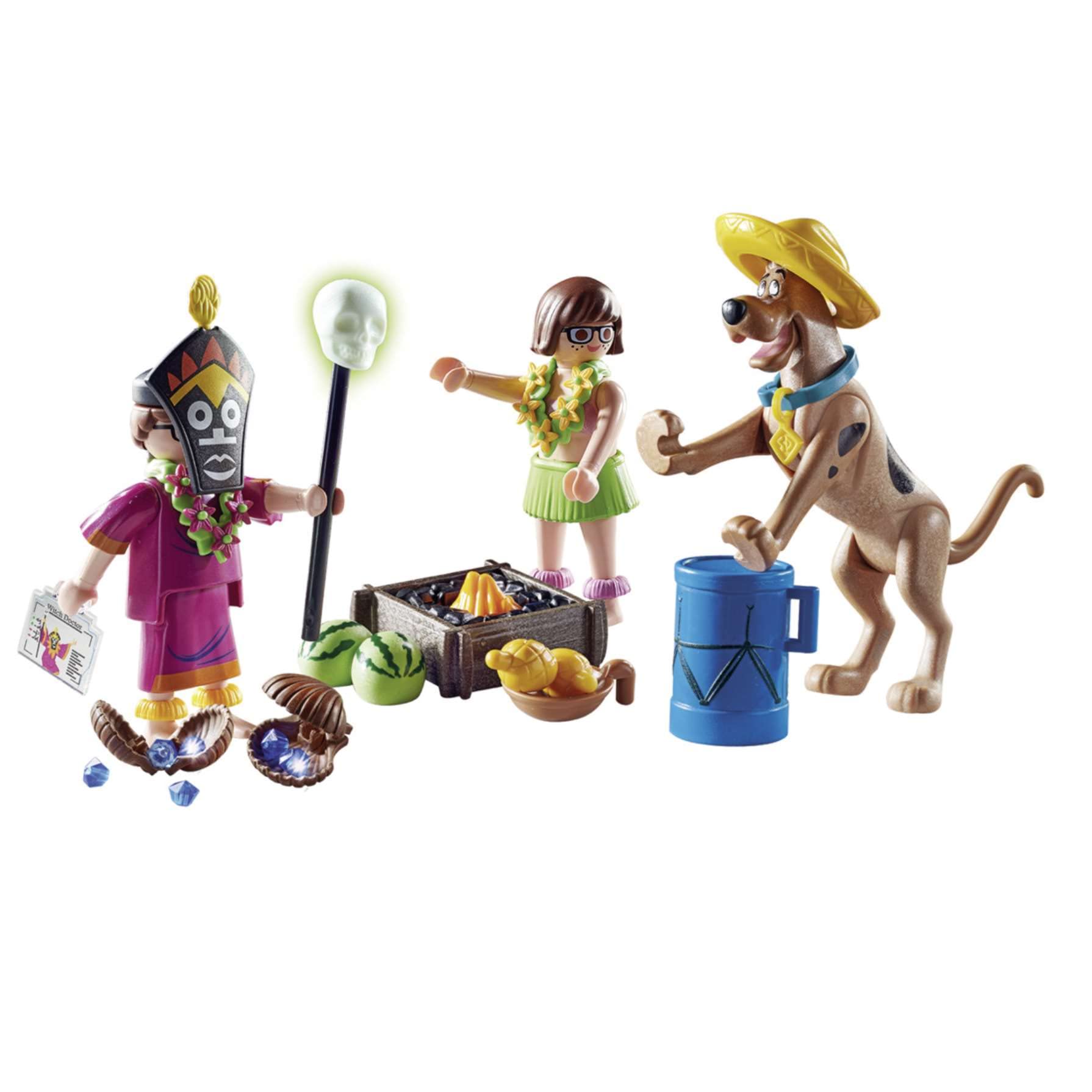 PLAYMOBIL SCOOBY-DOO! Adventure with Witch Doctor Playset for Ages 5+
