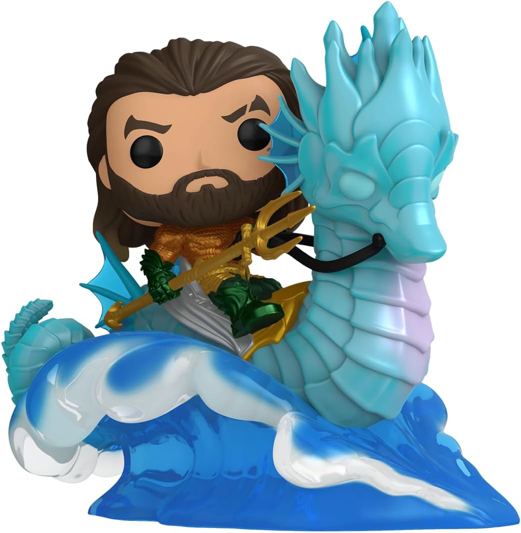 Funko POP! Ride Deluxe: - DC Aquaman on Storm - Collectable Vinyl Figure