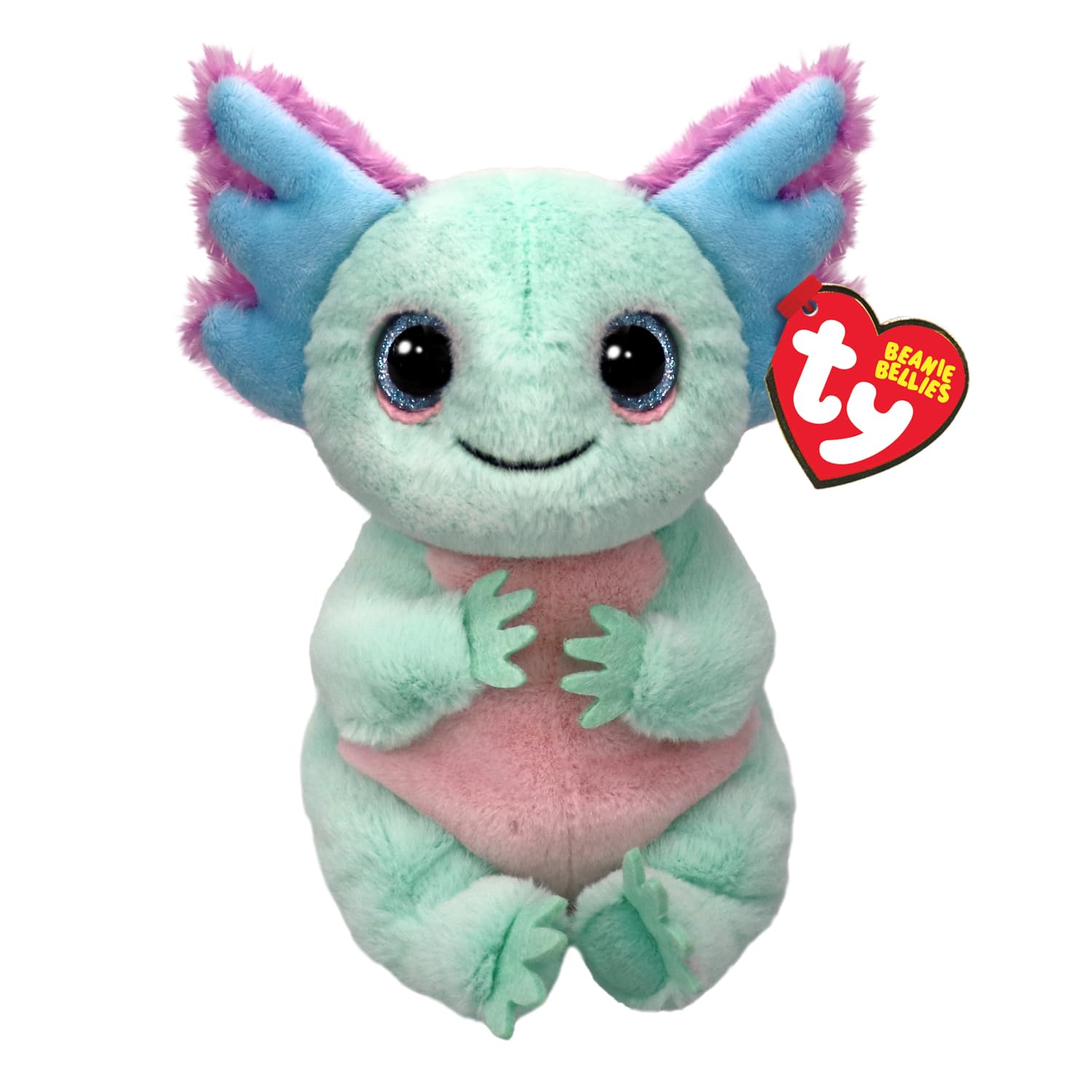 TY Alex Axolotl Beanie Bellies 14cm – Soft Plush Toy for Kids – Collectible Cuddly Stuffed Animal Teddy Character Gift 2