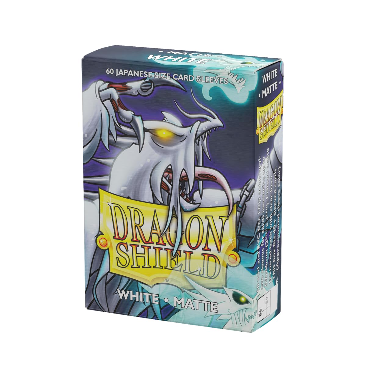 Dragon Shield Matte Japanese Size White Card Sleeves (60 Pack)