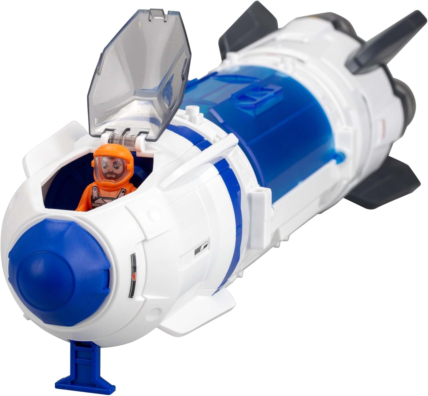 Silverlit Astropod Deluxe - Buildable STEM Space Rocket with Real Vapour Effects & Metal Detector