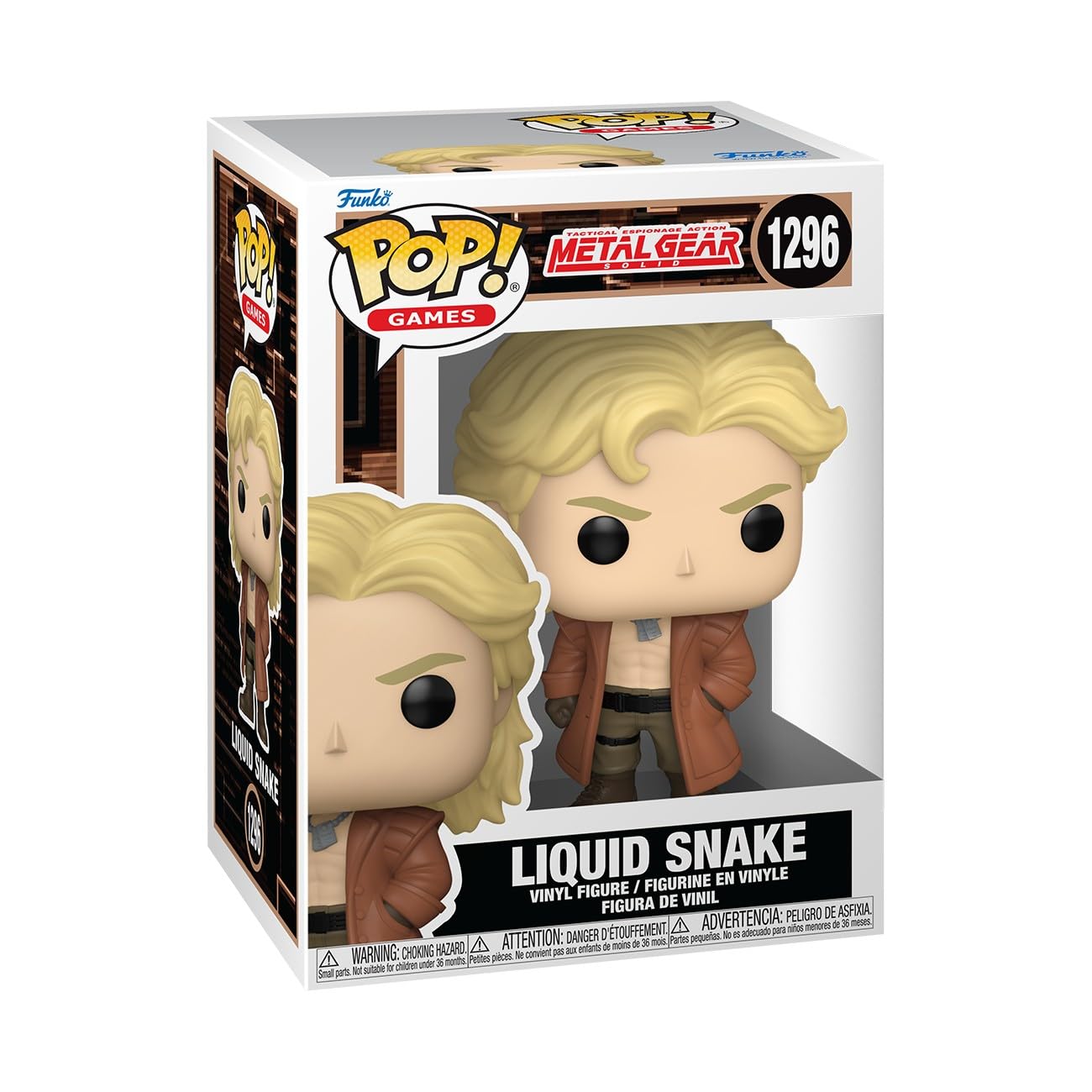 Funko POP! Games: Liquid Snake - Metal Gear Solid Collectible Vinyl Figure | Approx 3.75 in