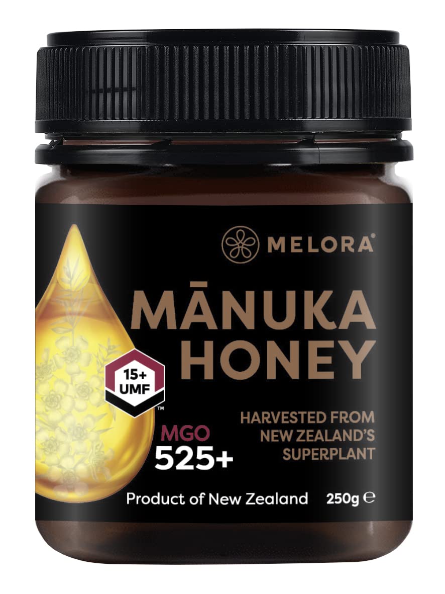 Melora 525 MGO Manuka Honey - 250g - 15+ UMF - 100% Pure & Traceable