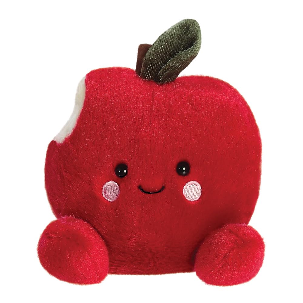AURORA Palm Pals Crisp Red Apple Soft Toy | 13cm | Red | Suitable from Birth 1