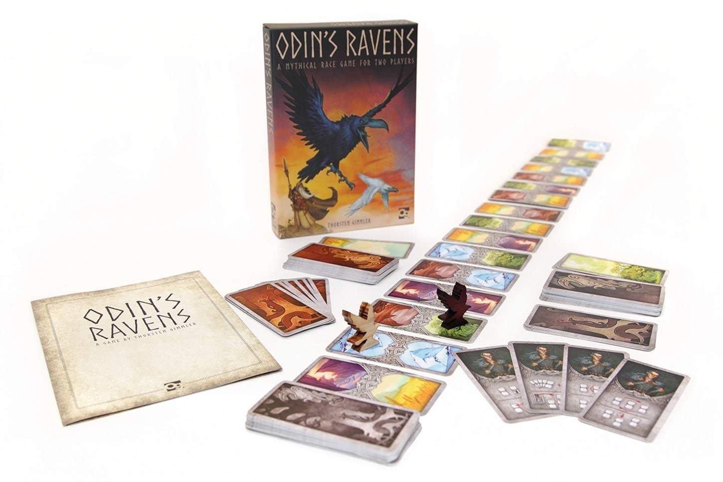 Osprey Games Odin's Ravens Board Game | Ages 10+ | 2 Players | 15-30 Min