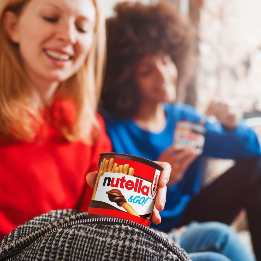 Nutella &Go! Chocolate Hazelnut Spread with Breadsticks Snack Pack | 8 Items | 96g Total 8