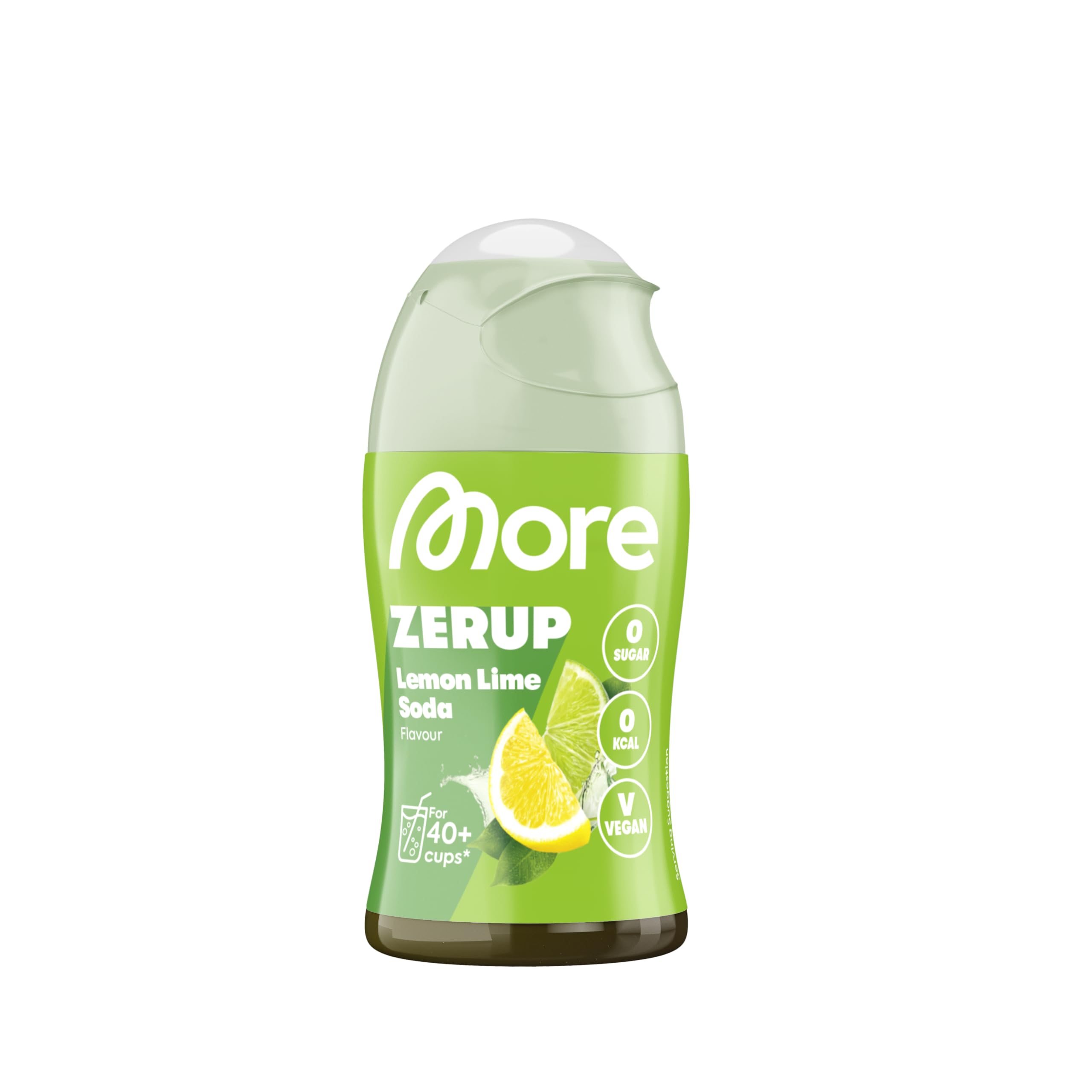 MORE NUTRITION Zerup Lemon Lime Soda Syrup - Sugar-Free | 65 ml | Makes 8+ Liters
