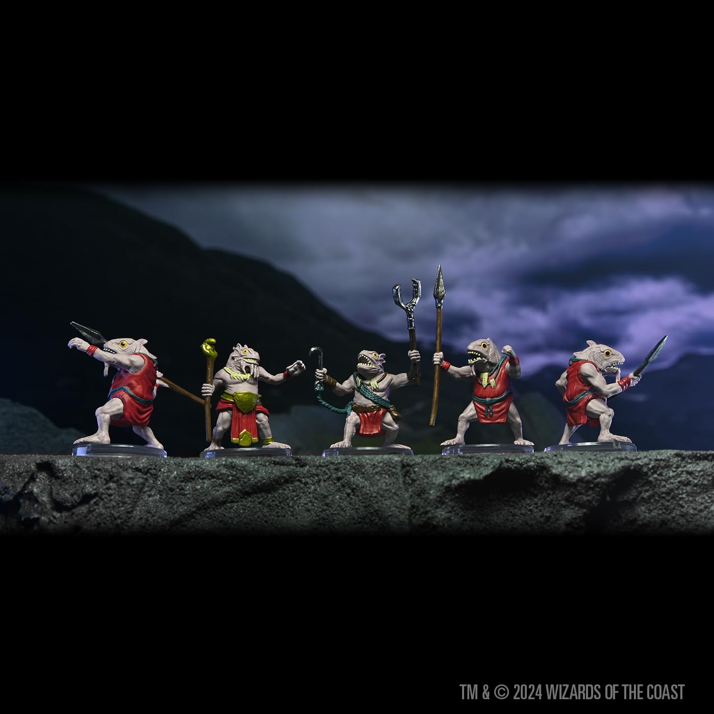 WizKids D&D Icons of the Realms Kuo-Toa Warband 5-Pack Miniatures 7