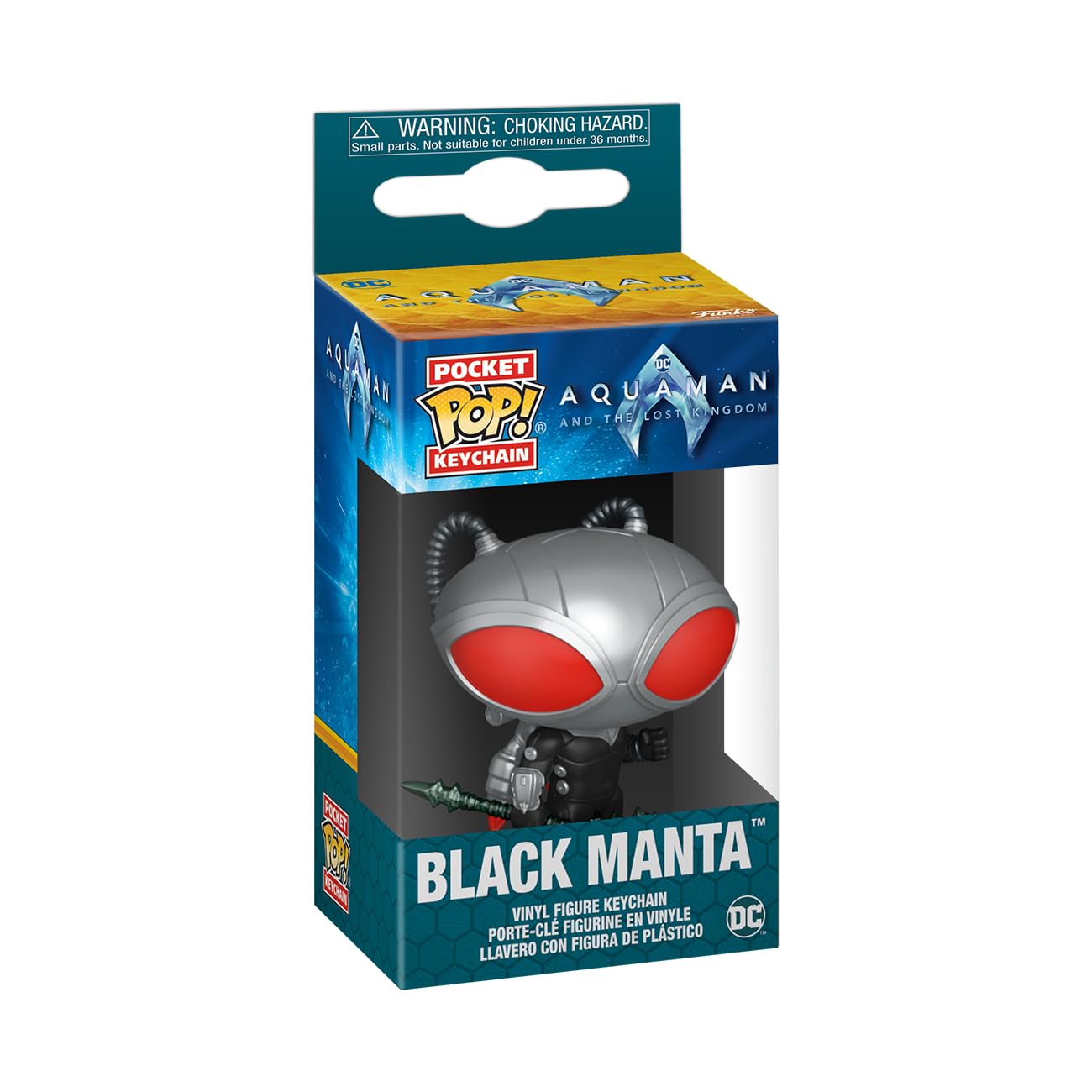 Funko Pop! Vinyl Keychain: DC - Black Manta - Aquaman - Collectible Mini Figure - Official Merchandise 10