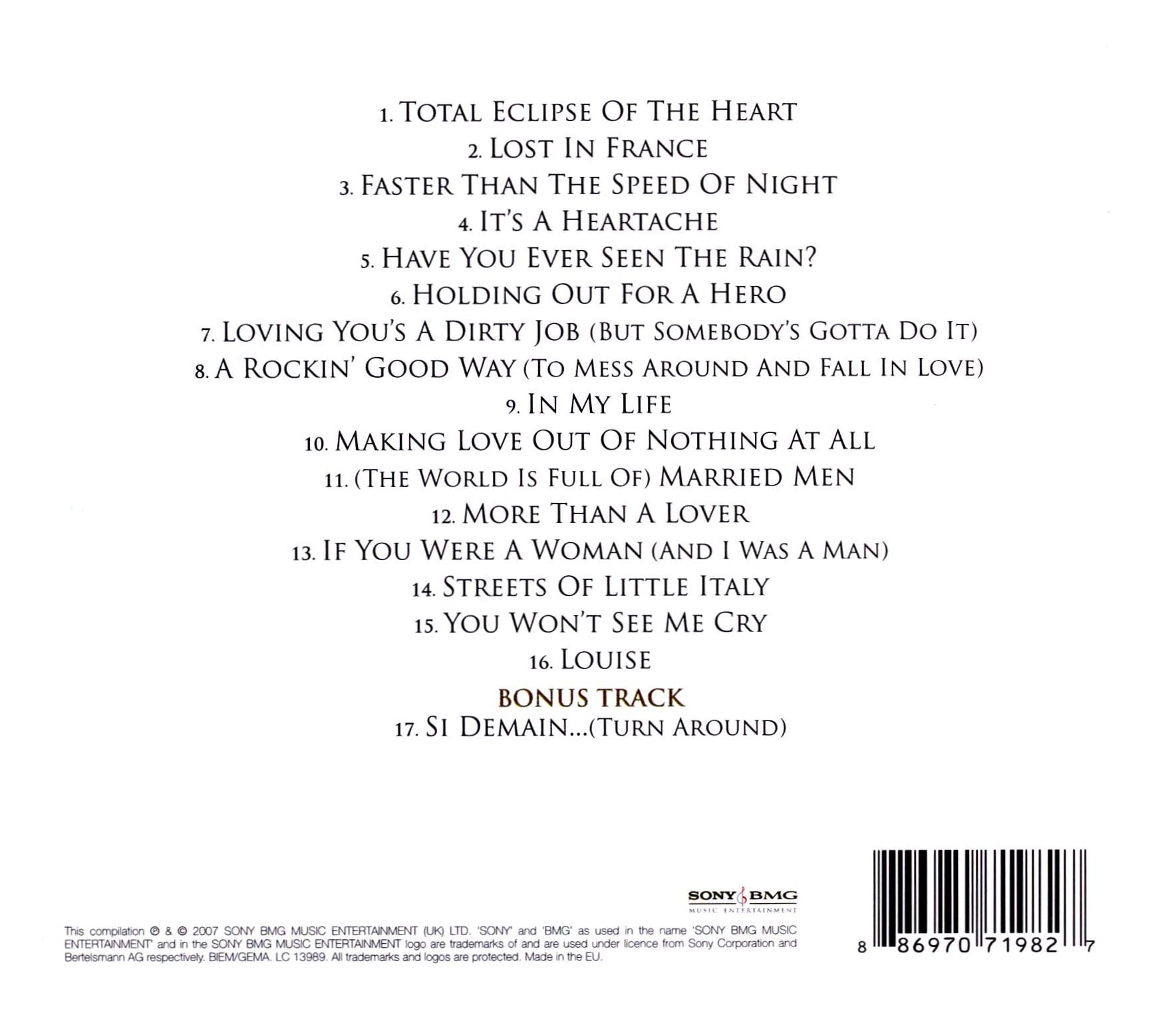 Bonnie Tyler - From The Heart: Greatest Hits [CD]