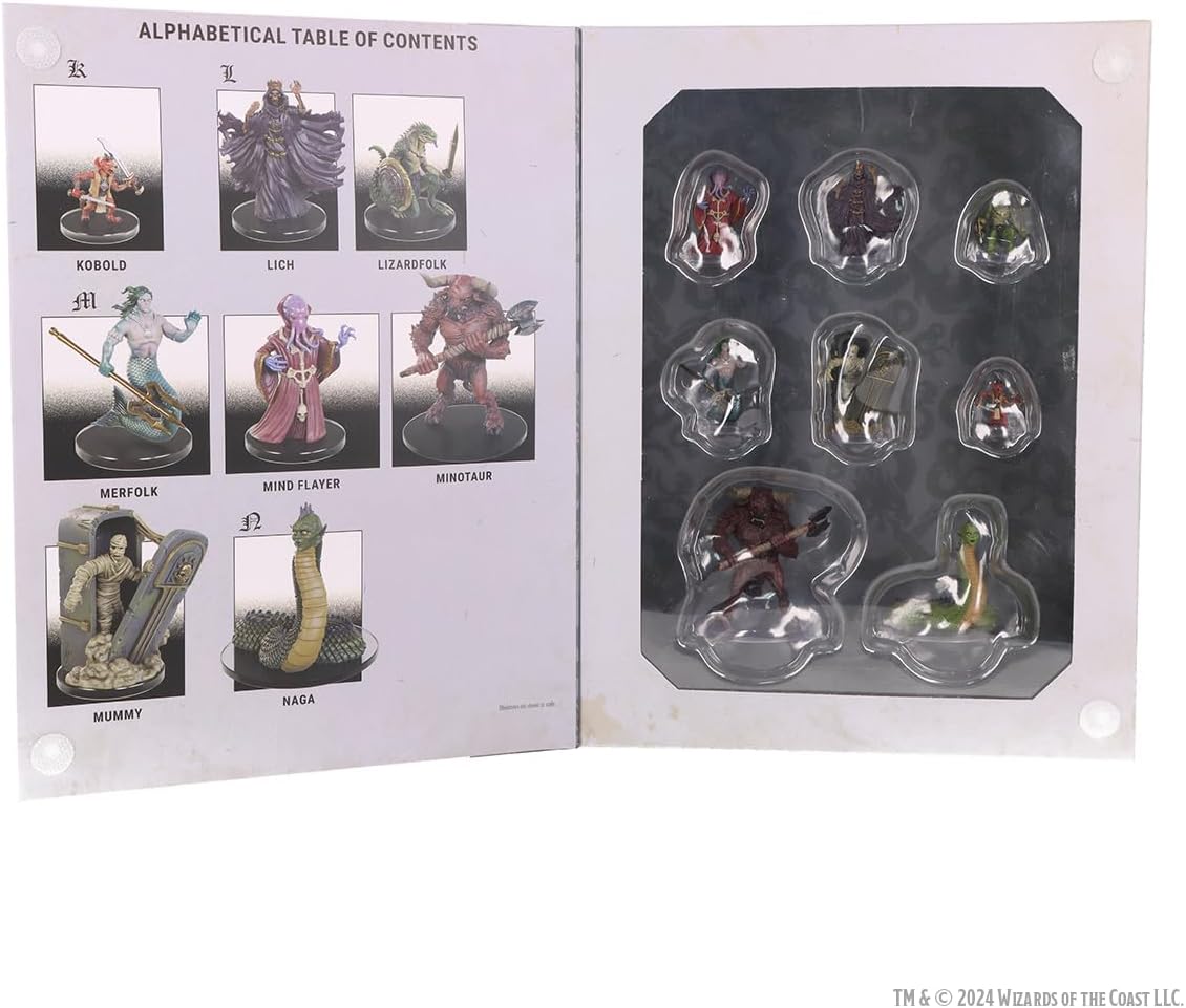 D&D Classic Collection Pre-Painted Miniatures Monsters K-N Boxed Set by WizKids 9