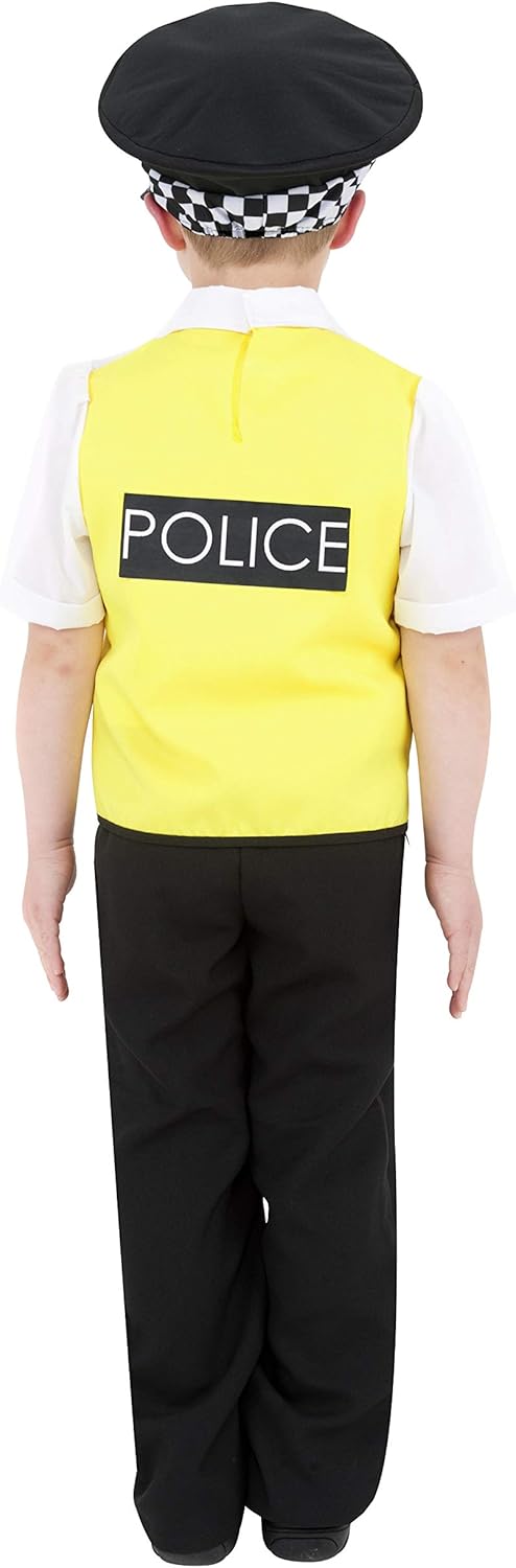 Smiffys Police Boy Costume - Top, Trousers, Hat & Radio Set, Ages 4-6 5