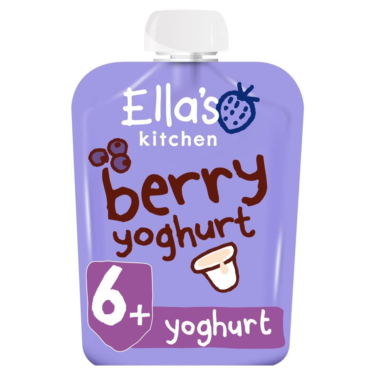 Ella's Kitchen - Organic Berry Greek Yoghurt Snack for Babies 90g 4