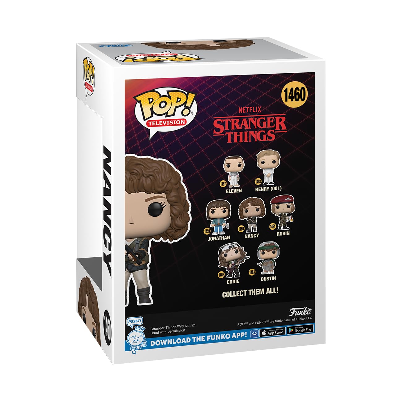 Funko Pop! TV: Stranger Things - Nancy Wheeler with Shotgun Vinyl Figure 10