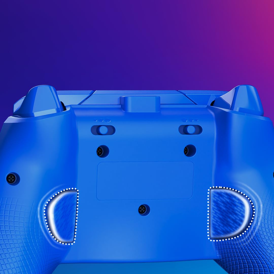Turtle Beach Afterglow Wave Blue Wired RGB Gaming Controller with Mappable 5