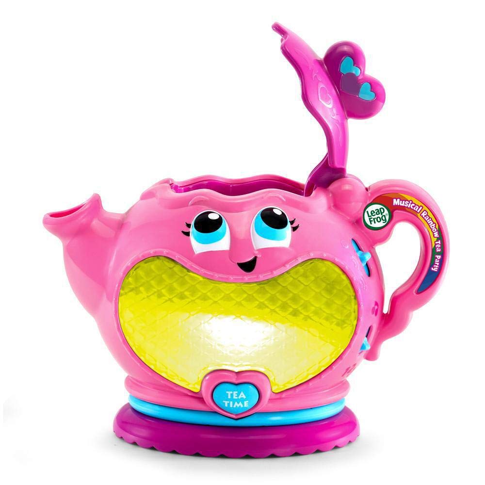 LeapFrog Musical Rainbow Tea Party - Educational Pretend Play Tea Set with Lights, Songs & Shape Sorter 8