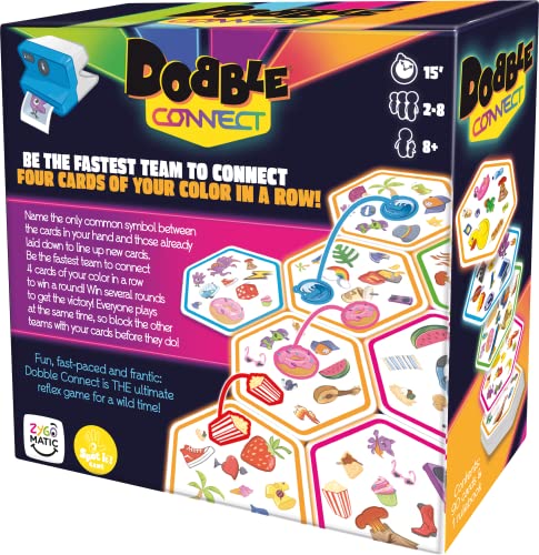 Asmodee Dobble Connect Kartenspiel für 2–8 Spieler, ab 8 Jahren, 20 Minuten Spielzeit 6