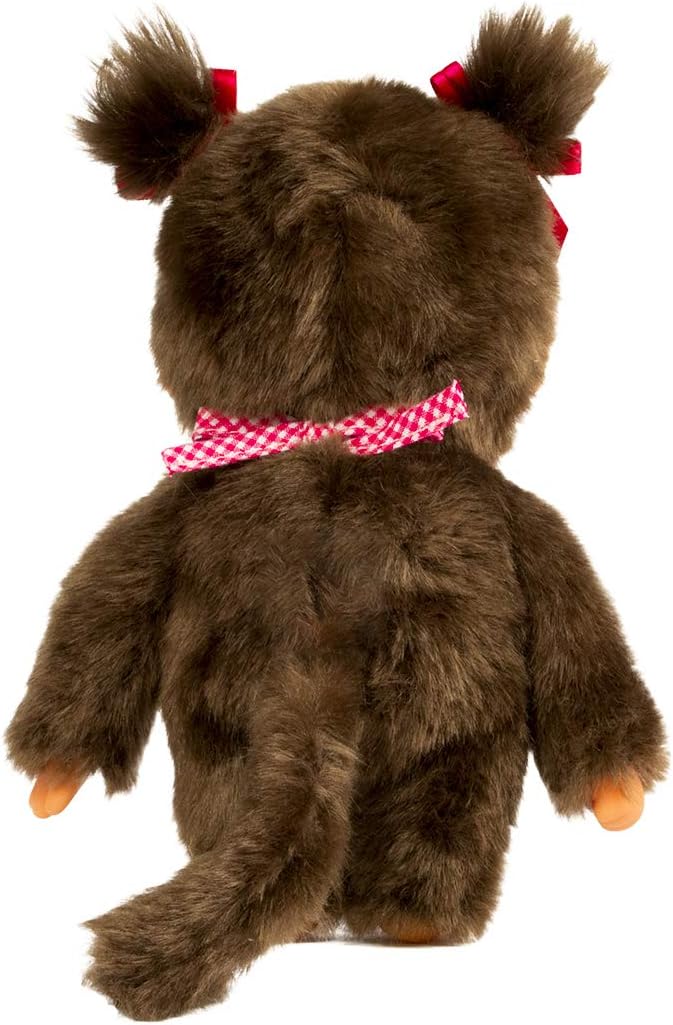 Monchhichi Classic 20cm Pink Girl Doll - Sekiguchi Plush Toy 5
