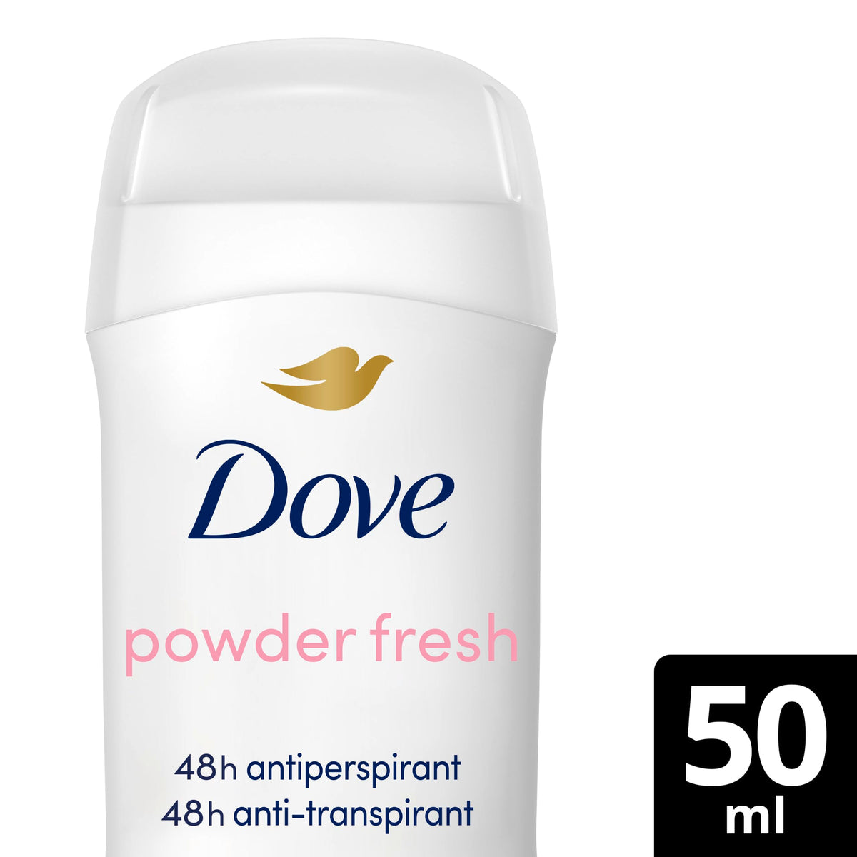 Dove Powder Soft Women's Antiperspirant Deodorant Cream Stick - 50 ml, 48-hour