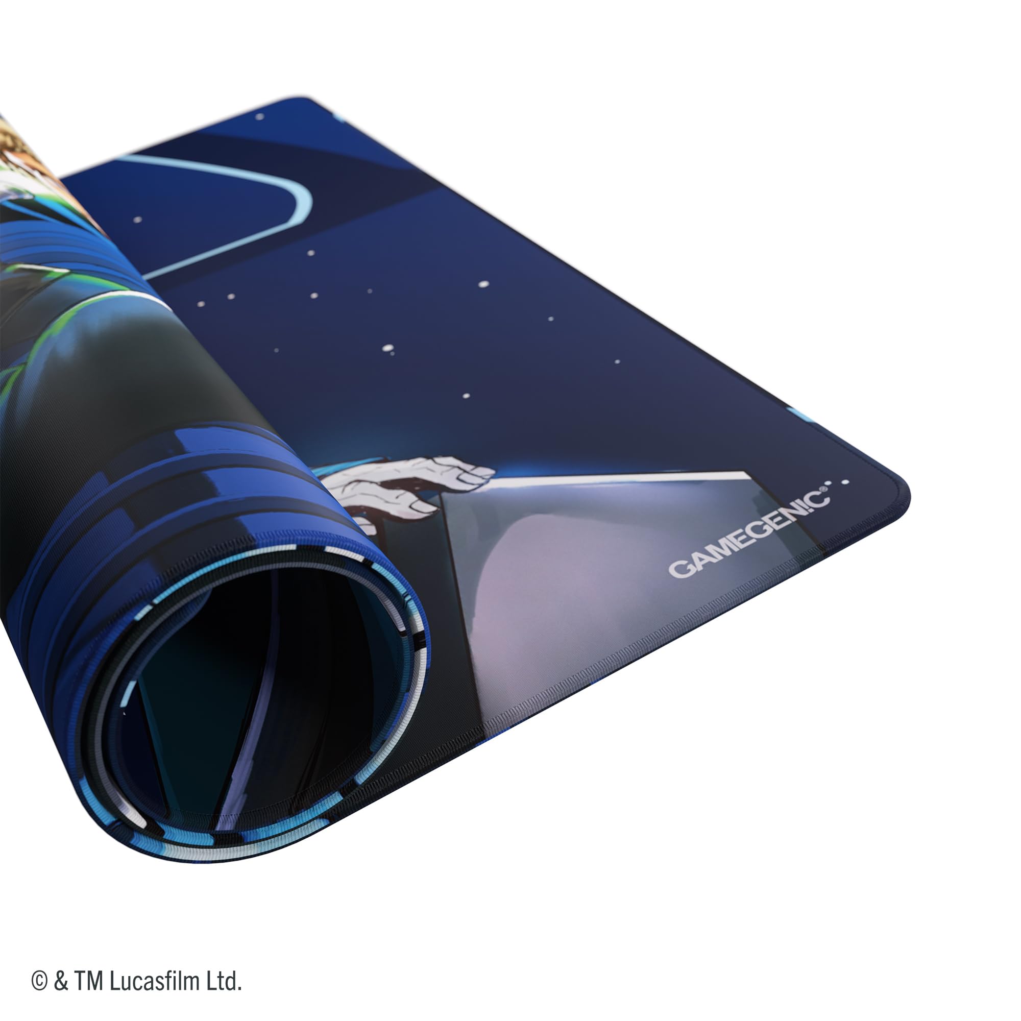 Gamegenic Star Wars Unlimited Double-Sided Playmat - Luke vs Palpatine | 2mm Cushioning | Polypropylene 4