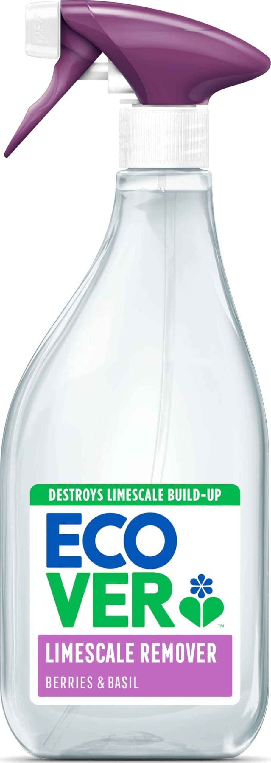 Ecover Limescale Remover - Biodegradable Formula, Berries Scent | 500ml Liquid
