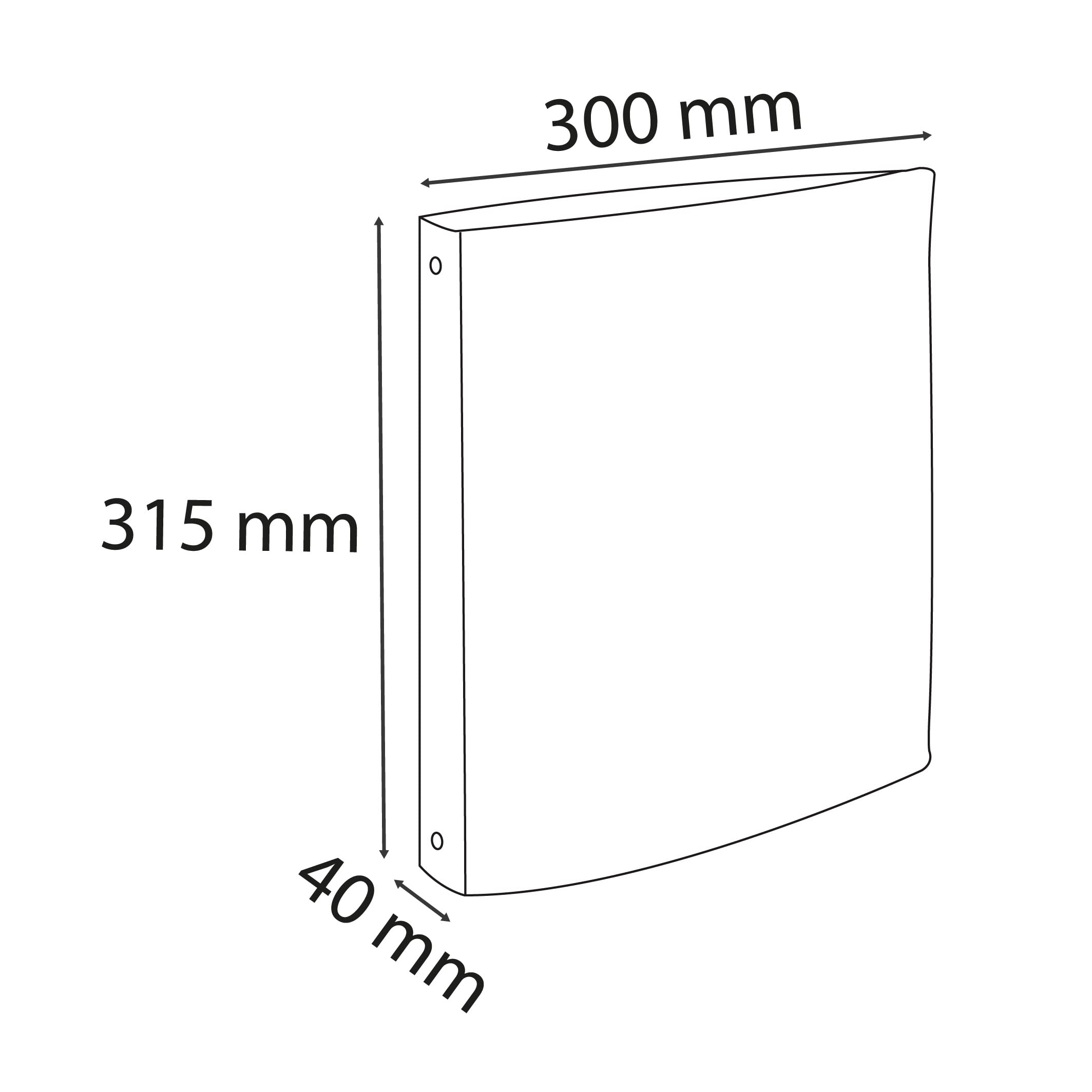 Exacompta Aquarel 51566E D-Ring Binder - A4, 25mm Capacity, Pink Film Coated Cardboard 6