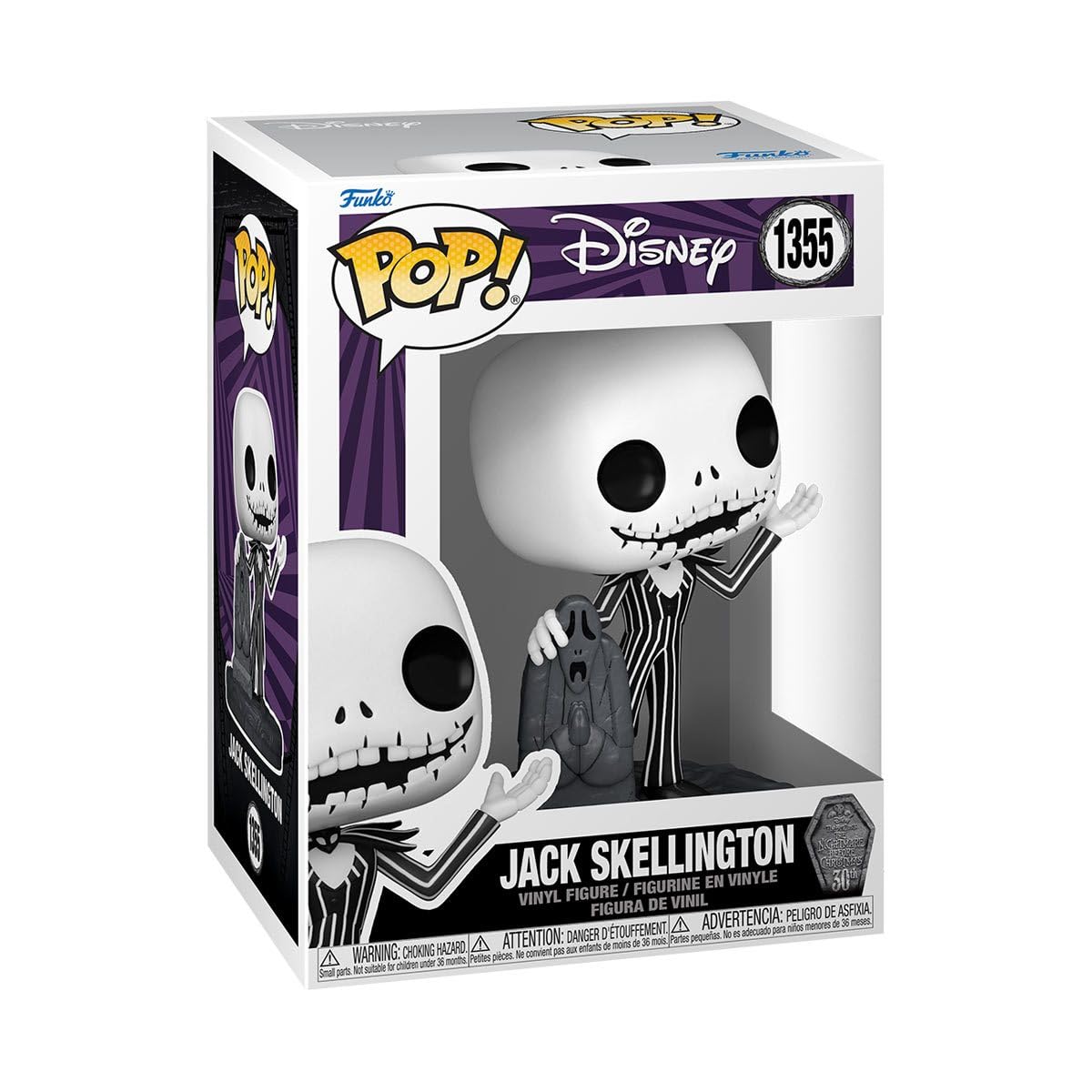 Funko Pop! Disney: The Nightmare Before Christmas 30th - Jack Skellington with Gravestone Vinyl Figure