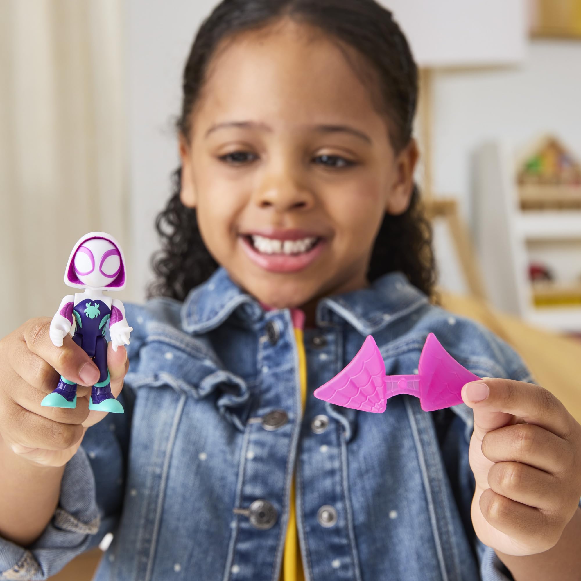 Spidey and His Amazing Friends Web-Slinging Adventure Set - 4-Pack Poseable Marvel Action Figures