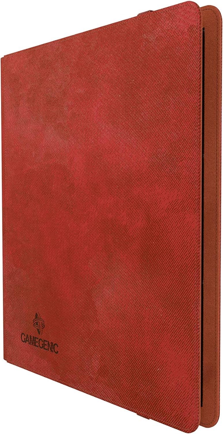 Gamegenic Prime Album 24-Pocket - Holds 480 Double-Sleeved Cards, Red