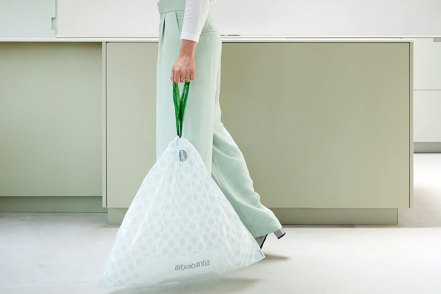 Brabantia - PerfectFit Bin Liners (Size A/3 Litre) Thick Plastic Trash Bags with Tie-Tape 4